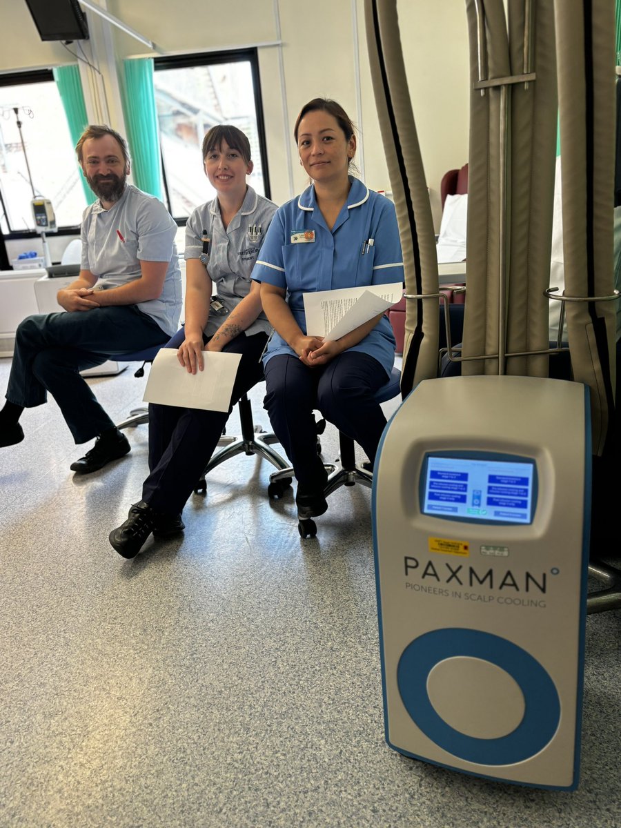 Training <a href="/HHFTnhs/">Hampshire Hospitals</a> with the <a href="/scalpcooling/">Paxman</a> PSCS with a great team.Thankyou for your continued support #coldcap #changingthefaceofcancer