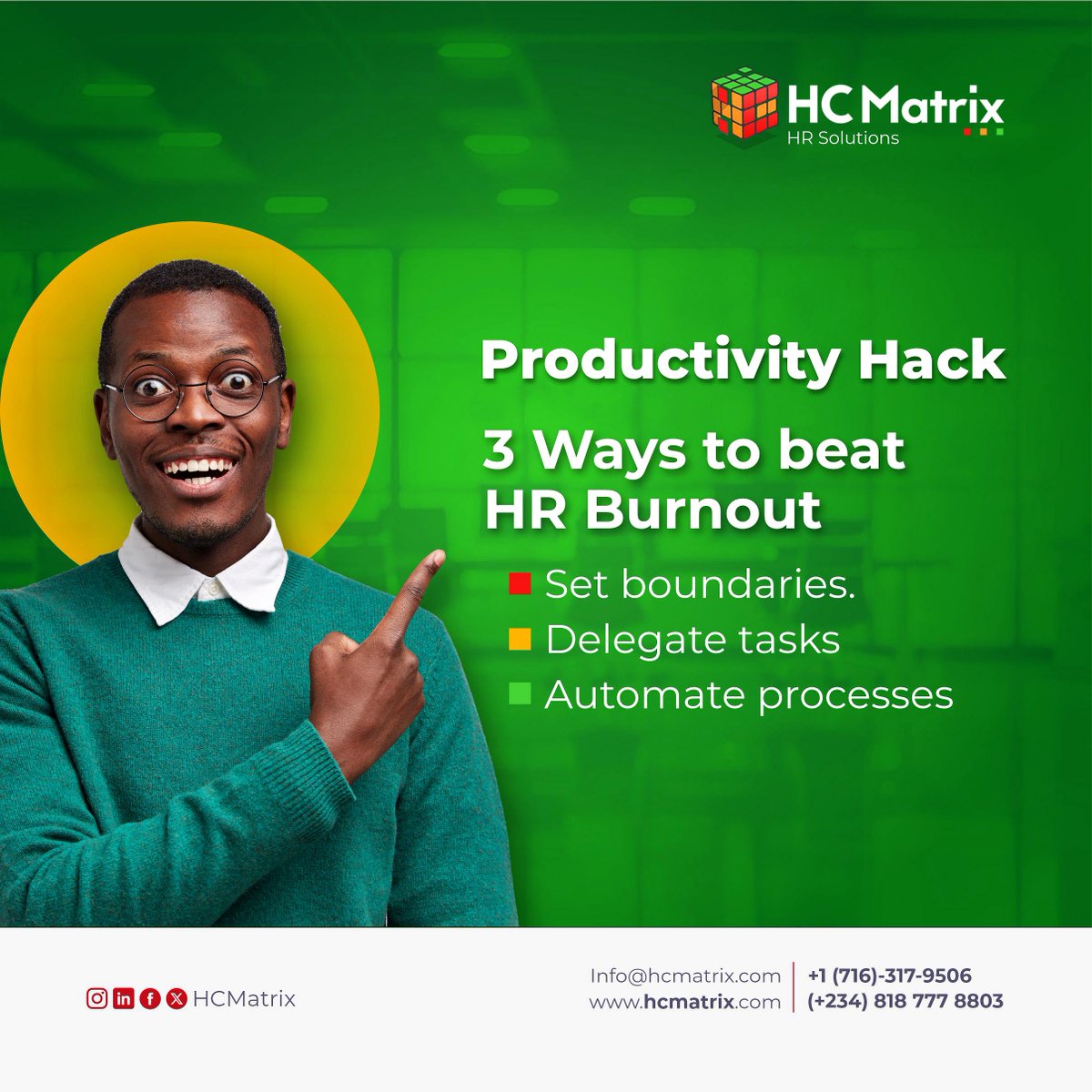 HCMatrix1's tweet image. HR burnout is real.
Let&apos;s build a healthier HR team

#HCMatrix #HR #HRTech