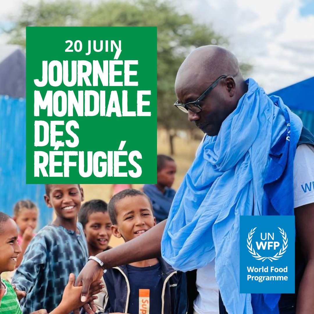 WFPMauritaniaCD's tweet image. En cette journée mondiale des réfugiés, nous pensons à ceux qui ont tout quitté.
Leur force est immense.
Le PAM appuie le gouvernement 🇲🇷 pour accompagner les réfugiés du camp de Mbera et les réfugiés hors du camp avec détermination, jour après jour.
#WorldRefugeeDay