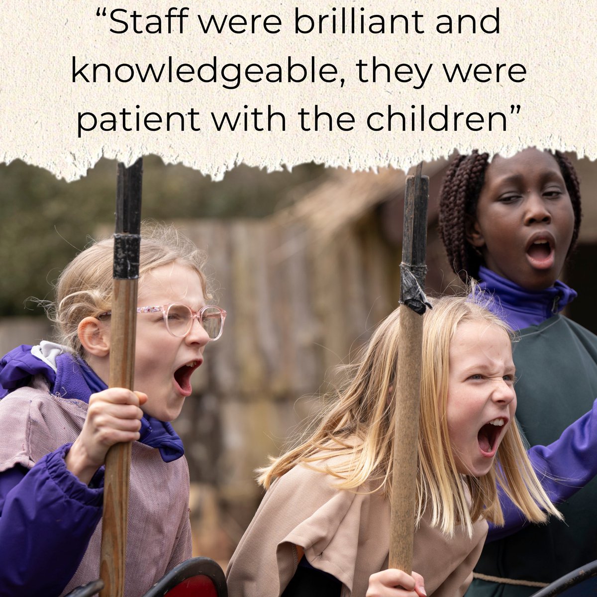 VIKING EDUCATION DAY ⚔️

“…the children didn’t have time to get bored!” 

We love hosting our education days! So much fun to be had! Why not book your school on? 

murtonpark.co.uk/schools/viking/

#murtonpark #education #ks2 #viking #fun #history #schooltrip
