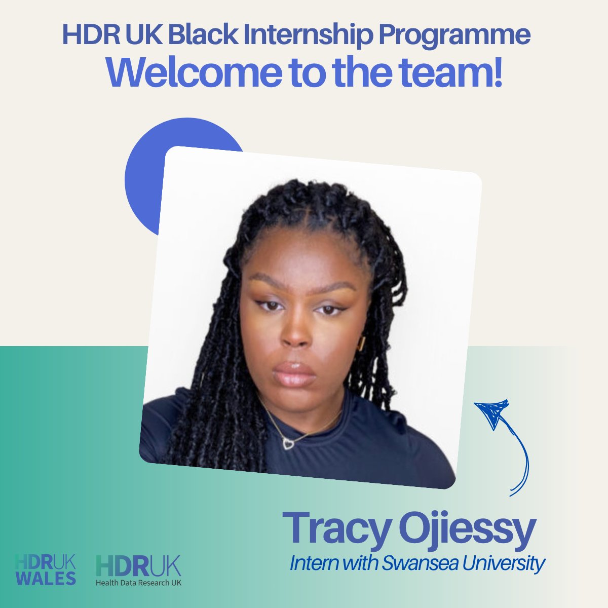 HDR UK Wales (@hdrukwales) on Twitter photo We are excited to welcome Tracy Ojiessy to the team today! 👋
Tracy, an AI and data science MSc student with a biomedical science background, joins HDR UK Wales <a href="/PopDataSci_SU/">Population Data Science at Swansea University</a> through <a href="/HDR_UK/">Health Data Research UK (HDR UK)</a>’s Black Internship Programme. 🌟 We are excited to welcome Tracy Ojiessy to the team today! 👋
Tracy, an AI and data science MSc student with a biomedical science background, joins HDR UK Wales <a href="/PopDataSci_SU/">Population Data Science at Swansea University</a> through <a href="/HDR_UK/">Health Data Research UK (HDR UK)</a>’s Black Internship Programme. 🌟