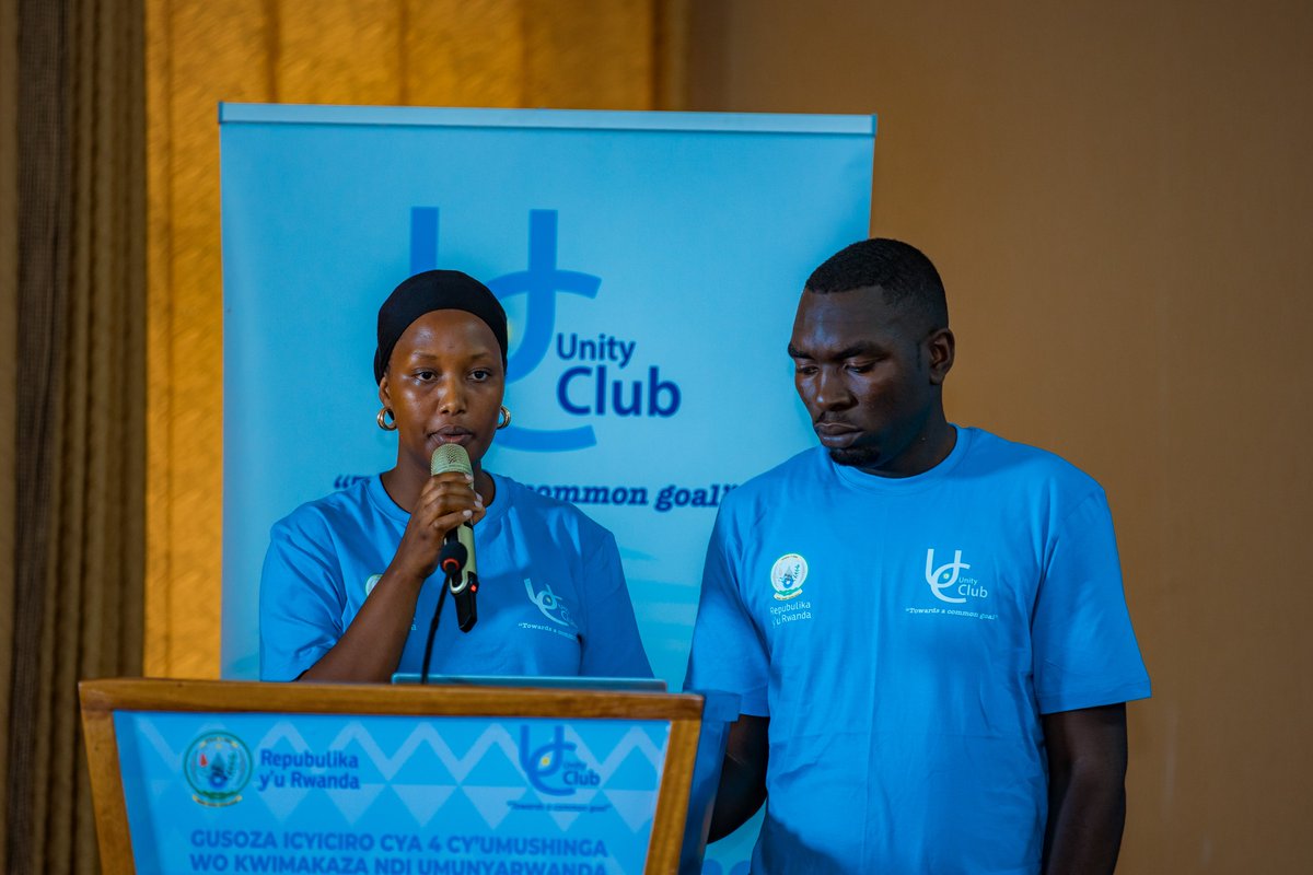 UnityClubRw's tweet image. Muri Lemigo Hotel Kigali, hari kubera umuhango wo gusoza icyiciro cya 4 cy&apos;umushinga wo kwimakaza &quot;Ndi Umunyarwanda&quot; mu Mashuri Makuru na Kaminuza agera kuri 41. Uyu mushinga watangijwe mu mwaka wa 2019 ukaba ushyirwa mu bikorwa na @UnityClubRw ku bufatanye  na @RwandaYouthArts ,…