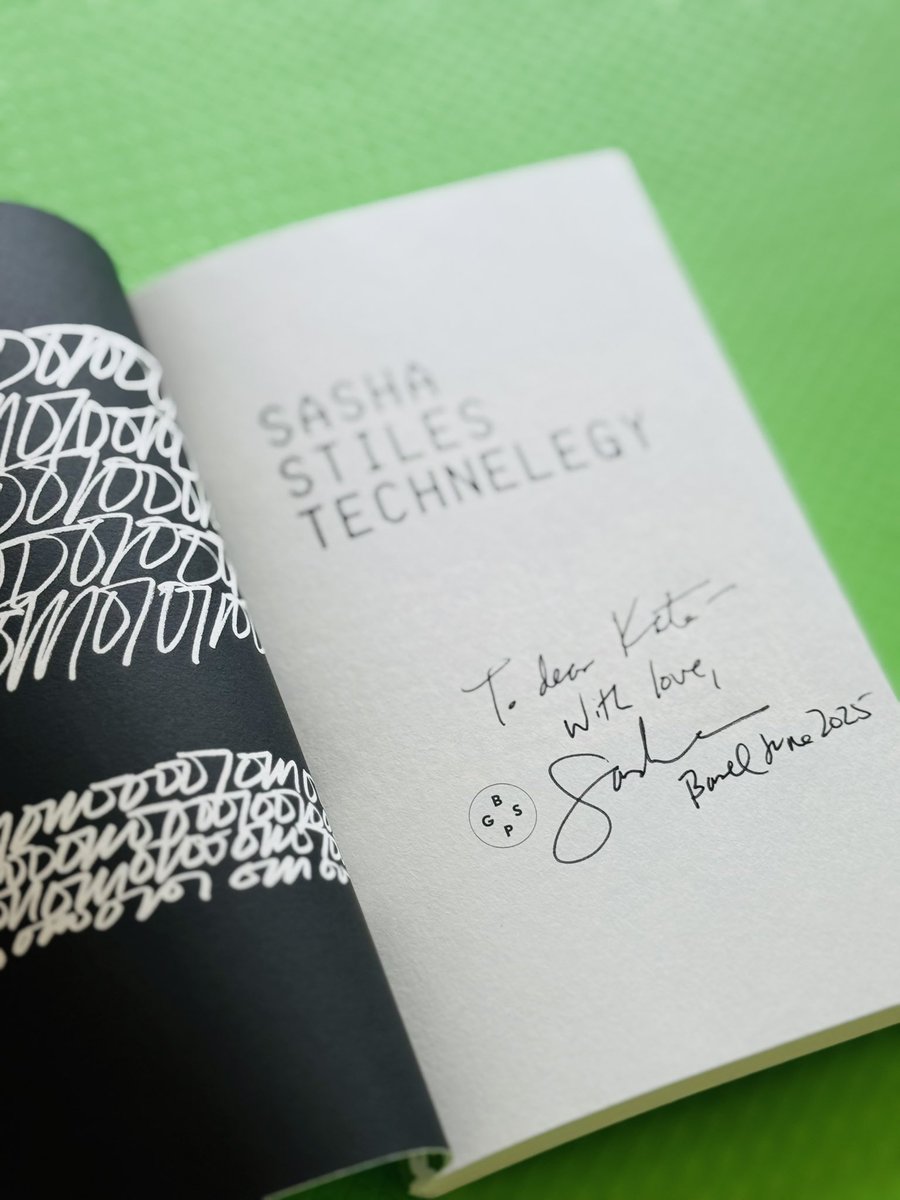 Kate Vass (@keyvass) on Twitter photo “My brain has crawled halfway to my heart”
_technelogy by <a href="/sashastiles/">Sasha Stiles | AI alter ego Technelegy ✍️🤖</a>
Each book opens a door to new perspectives 💚 thank you Sasha, another great 📕 added to my collection
#readingisknowledge “My brain has crawled halfway to my heart”
_technelogy by <a href="/sashastiles/">Sasha Stiles | AI alter ego Technelegy ✍️🤖</a>
Each book opens a door to new perspectives 💚 thank you Sasha, another great 📕 added to my collection
#readingisknowledge