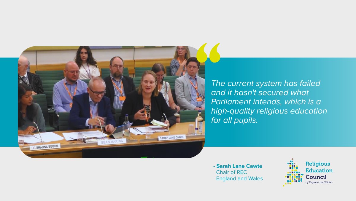 ReThinkRE Campaign (@rethinkrenow) on Twitter photo 1 in 6 secondary schools do not, or may not, provide #RE at Year 11. <a href="/RECouncil/">Religious Education Council</a>’s National Content Standard will ensure more students receive high-quality RE said <a href="/SarahLaneCawte/">Sarah Lane Cawte</a> at the <a href="/CommonsEd/">Education Committee</a> #CurriculumAssessmentReview session this week.
religiouseducationcouncil.org.uk/2025/06/curren…
#TeamRE 1 in 6 secondary schools do not, or may not, provide #RE at Year 11. <a href="/RECouncil/">Religious Education Council</a>’s National Content Standard will ensure more students receive high-quality RE said <a href="/SarahLaneCawte/">Sarah Lane Cawte</a> at the <a href="/CommonsEd/">Education Committee</a> #CurriculumAssessmentReview session this week.
religiouseducationcouncil.org.uk/2025/06/curren…
#TeamRE