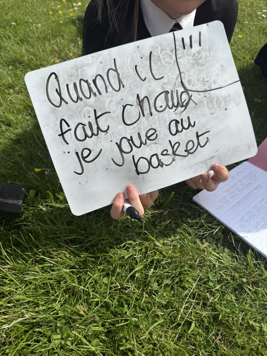 cvalemfl (@cvalemfl) on Twitter photo Miss McGlynn’s 2M3 French class made the most of the sunshine with some outdoor learning revising over weather and sports phrases ! ☀️⚽️🏀🚴🏼🇫🇷 <a href="/CaldervaleHigh/">Caldervale High</a> Miss McGlynn’s 2M3 French class made the most of the sunshine with some outdoor learning revising over weather and sports phrases ! ☀️⚽️🏀🚴🏼🇫🇷 <a href="/CaldervaleHigh/">Caldervale High</a>
