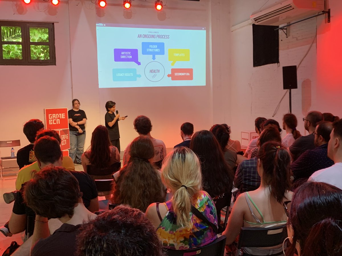 GameBCN (@gamebcn) on Twitter photo Had an amazing time yesterday at the GameBCN Talk: Optimizing a long-life art pipeline 🎨🎮
Huge thanks to Júlia Sauleda and Leonor Cuesta from <a href="/UbiBarcelona/">Ubisoft Barcelona</a> for the deep dive into the art pipeline of one of the most iconic tactical shooters out there, Rainbow Six Siege. Tons of Had an amazing time yesterday at the GameBCN Talk: Optimizing a long-life art pipeline 🎨🎮
Huge thanks to Júlia Sauleda and Leonor Cuesta from <a href="/UbiBarcelona/">Ubisoft Barcelona</a> for the deep dive into the art pipeline of one of the most iconic tactical shooters out there, Rainbow Six Siege. Tons of