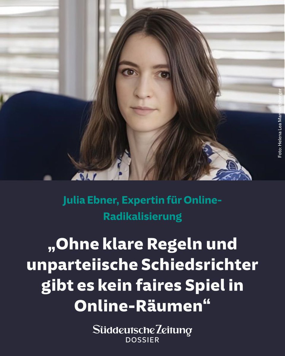 📫 Im Netz hat sich eine Vielfalt an misogynen Subkulturen etabliert, schreibt Julia Ebner, Co-Direktorin des Institute for Strategic Dialogue in Berlin, in ihrer #GeteiltenAnsicht im <a href="/SZDossier/">Süddeutsche Zeitung Dossier</a> Digitalwende.

[1/3]