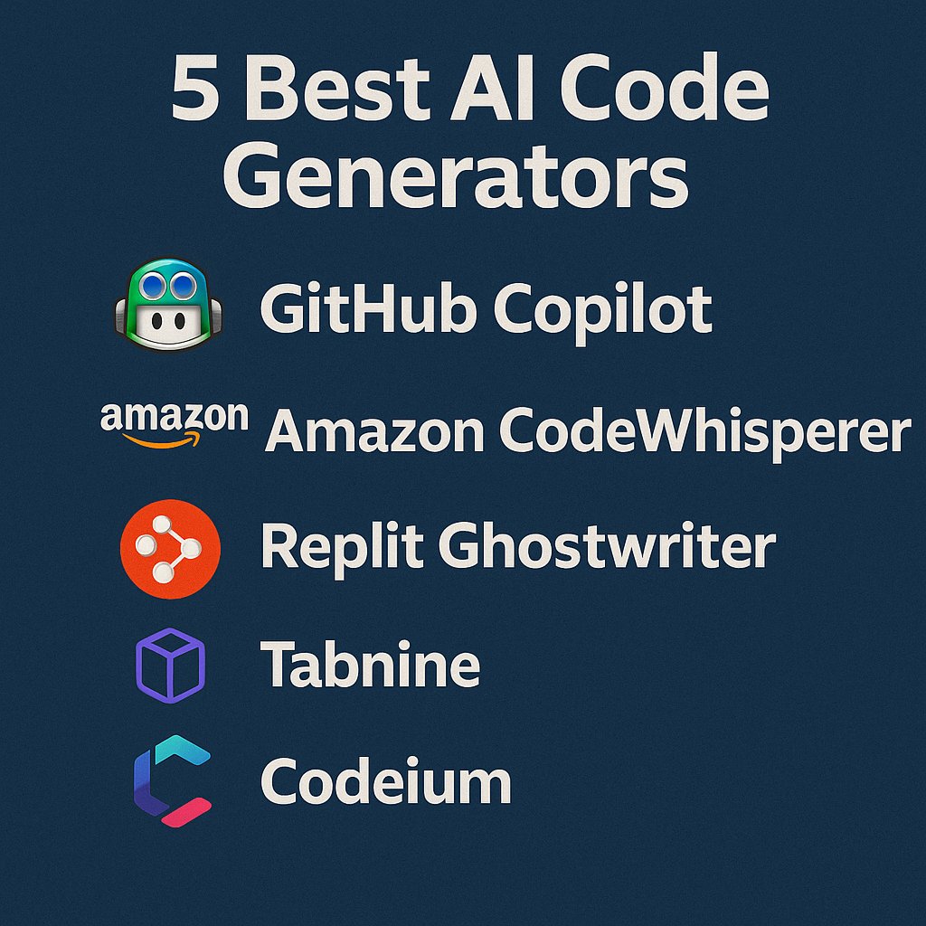 Some of the Best AI Code Generators