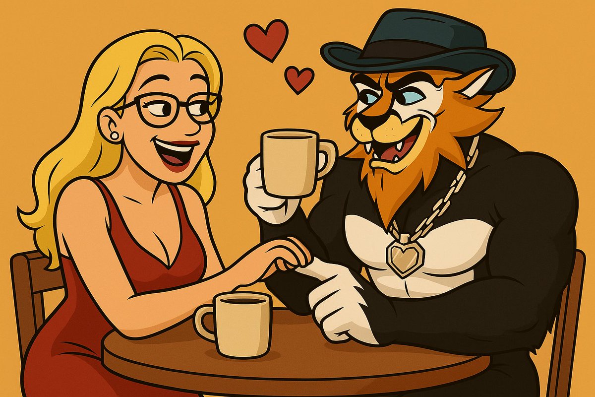 This mfer even got a special chain for dates with the wife to be 🦁🦁🦁