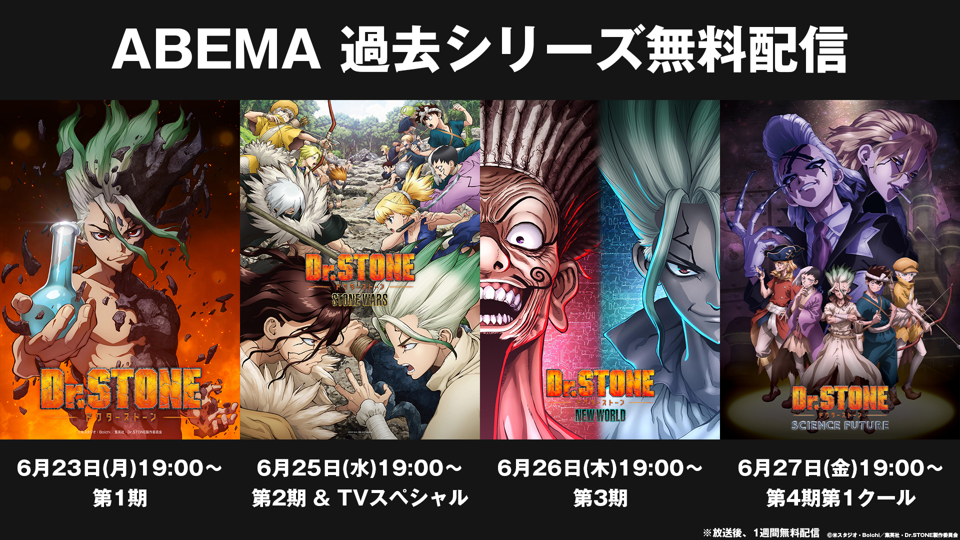 Dr.STONE ドクターストーン 1期 DVD 全6巻 全巻 Amazon.co.jp: Dr.STONE