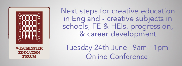 PubAffairs (@pubaffairs) on Twitter photo Register for Tuesday's 24 June <a href="/wfpevents/">Westminster Forum Projects</a> Westminster Education Forum Conference: "Next steps for creative #education in England - creative subjects in #schools, FE & HEIs, progression, & career development" -> #PublicAffairs #stakeholder #events listing: tinyurl.com/36rfb7bj Register for Tuesday's 24 June <a href="/wfpevents/">Westminster Forum Projects</a> Westminster Education Forum Conference: "Next steps for creative #education in England - creative subjects in #schools, FE & HEIs, progression, & career development" -> #PublicAffairs #stakeholder #events listing: tinyurl.com/36rfb7bj