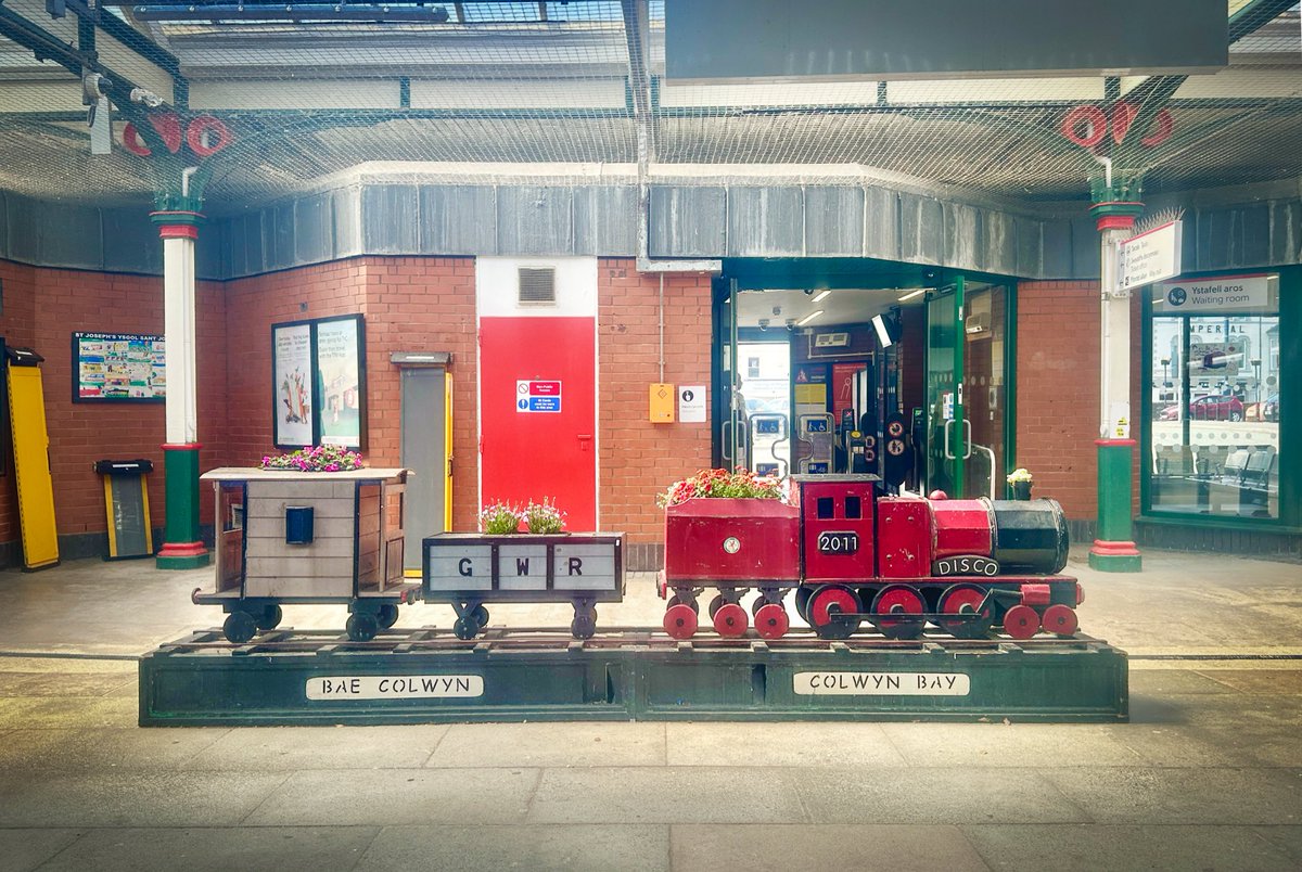 Tim Dunn (@mrtimdunn) on Twitter photo There is quite literally a disco train garden at Colwyn Bay station. Good work <a href="/ConwyVNWCoast/">Conwy Valley & North Wales Coast CRP</a> & <a href="/tfwrail/">Trafnidiaeth Cymru Trenau Transport for Wales Rail</a>: up with this sort of thing! There is quite literally a disco train garden at Colwyn Bay station. Good work <a href="/ConwyVNWCoast/">Conwy Valley & North Wales Coast CRP</a> & <a href="/tfwrail/">Trafnidiaeth Cymru Trenau Transport for Wales Rail</a>: up with this sort of thing!
