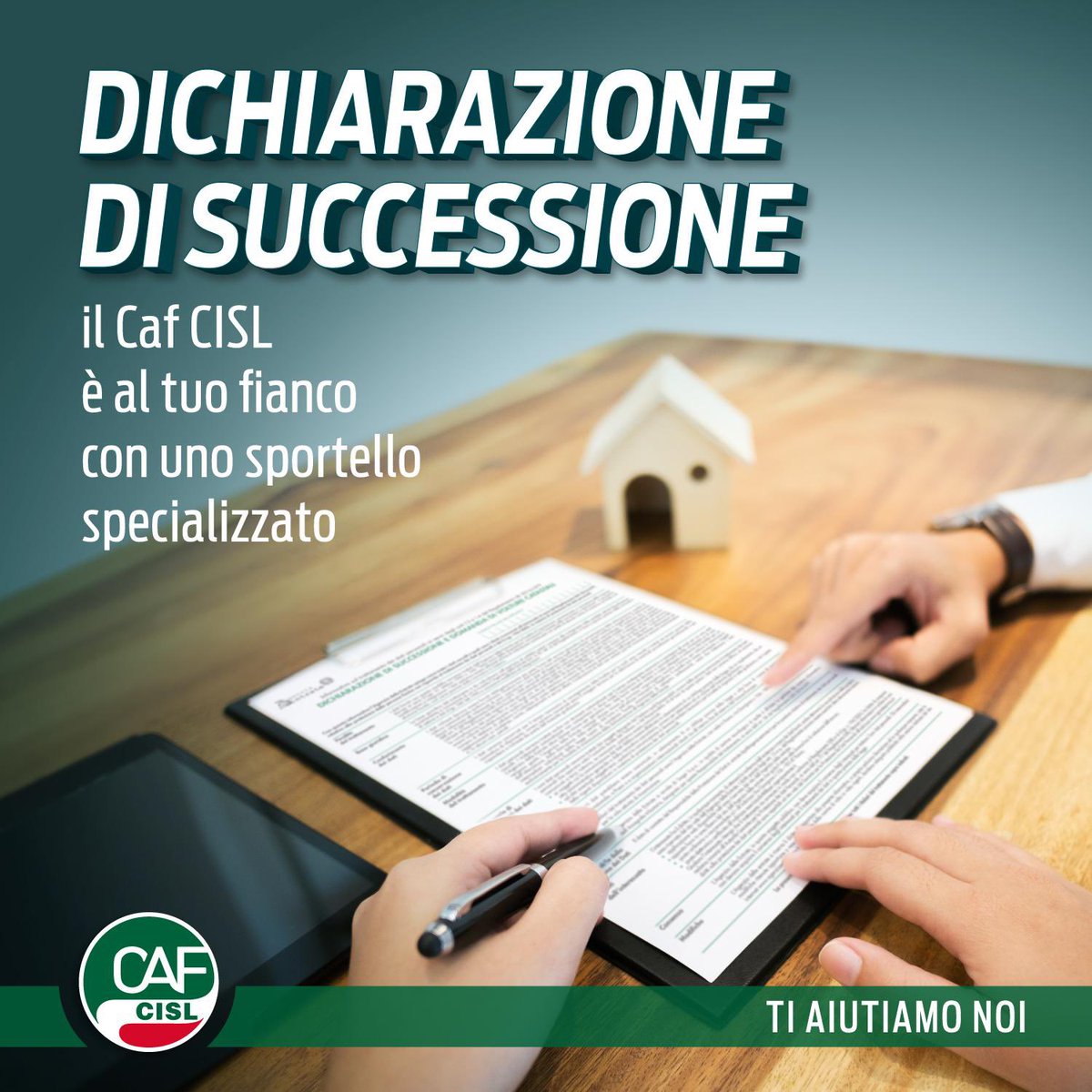 CafCisl's tweet photo. Lo sapevi?
📑 Al Caf CISL trovi uno sportello dedicato alle successioni, per aiutarti e supportarti con tutte le pratiche da sbrigare, le tasse, i documenti necessari.

Un modo in più per essere sempre al tuo fianco 
🔗 Scopri di più su: https://t.co/6vmFVUUwGe https://t.co/JSvVf1Xq0C
