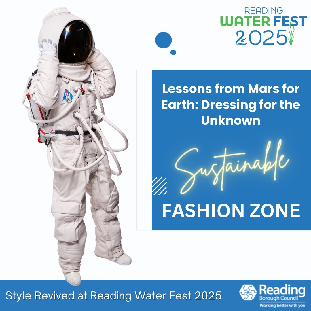 What can Mars teach us about fashion on Earth?

Discover how spacewear artist Anurita Chandola turns NASA parachutes into clothes &amp; reimagines fashion for sustainability! 🚀

📆 Saturday 28 June, 2pm
📍 Forbury Gardens
🎟️ Free, drop in

#WaterFest2025