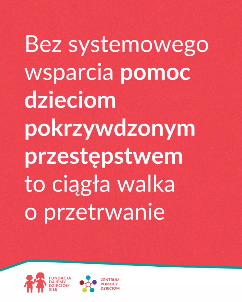 DajemySile's tweet image. Centra Pomocy Dzieciom oferują bezpłatną pomoc psychologiczną, prawną i psychiatryczną. Niestety większość CPD ma fundusze jedynie do końca roku, bez wsparcia z Funduszu Sprawiedliwości - także za poprzedniej władzy.
O sytuacji CPD pisze @jan_czura:
lnkd.in/dn4cFmsB