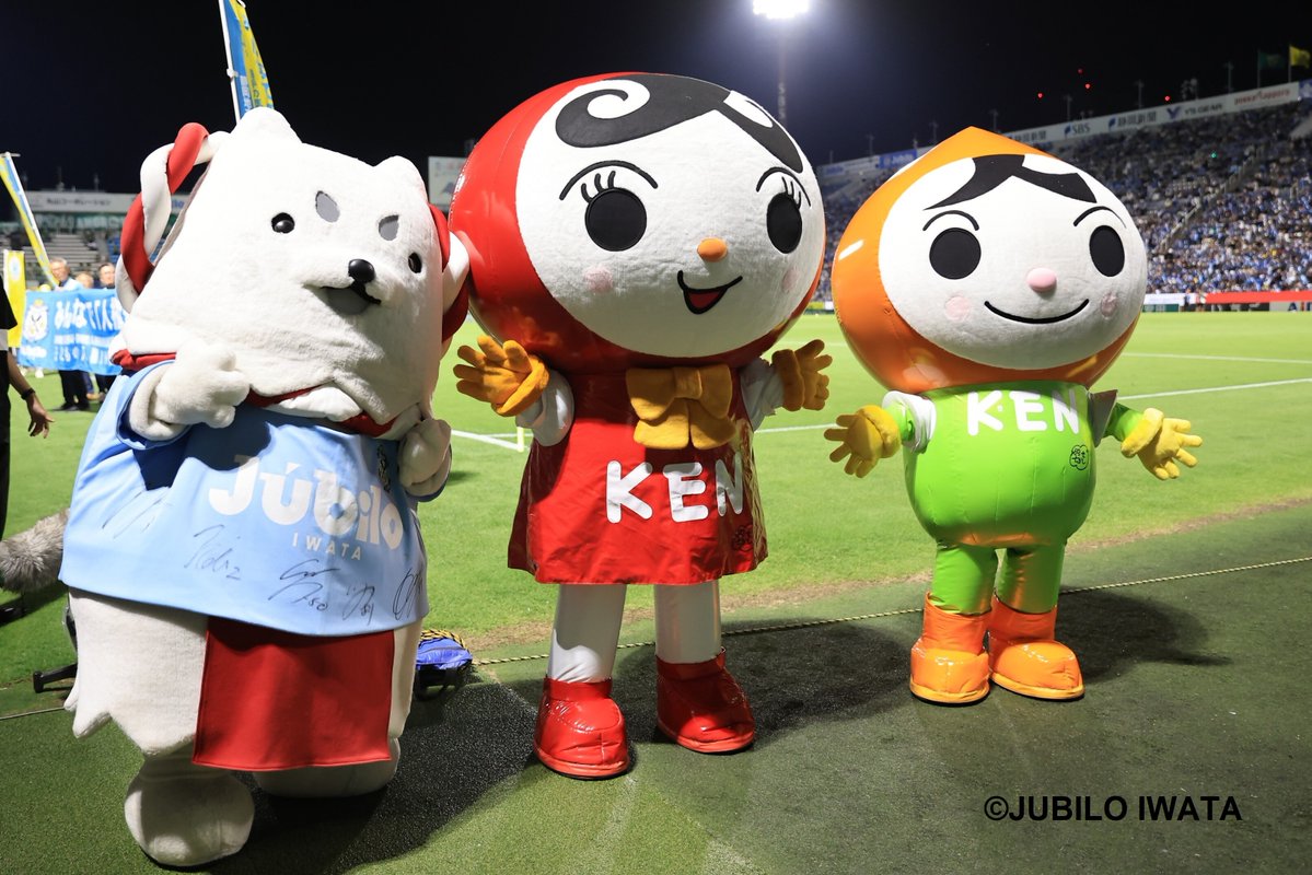 【人権啓発×#ジュビロ磐田＠静岡県 】
6/28（土）、#ヤマハスタジアム で行われる #ベガルタ仙台 戦は、人権サポーターマッチ！！#人ＫＥＮまもる君 #人ＫＥＮあゆみちゃん たちがスタジアムに登場します！
ぜひ会場にお越しください！