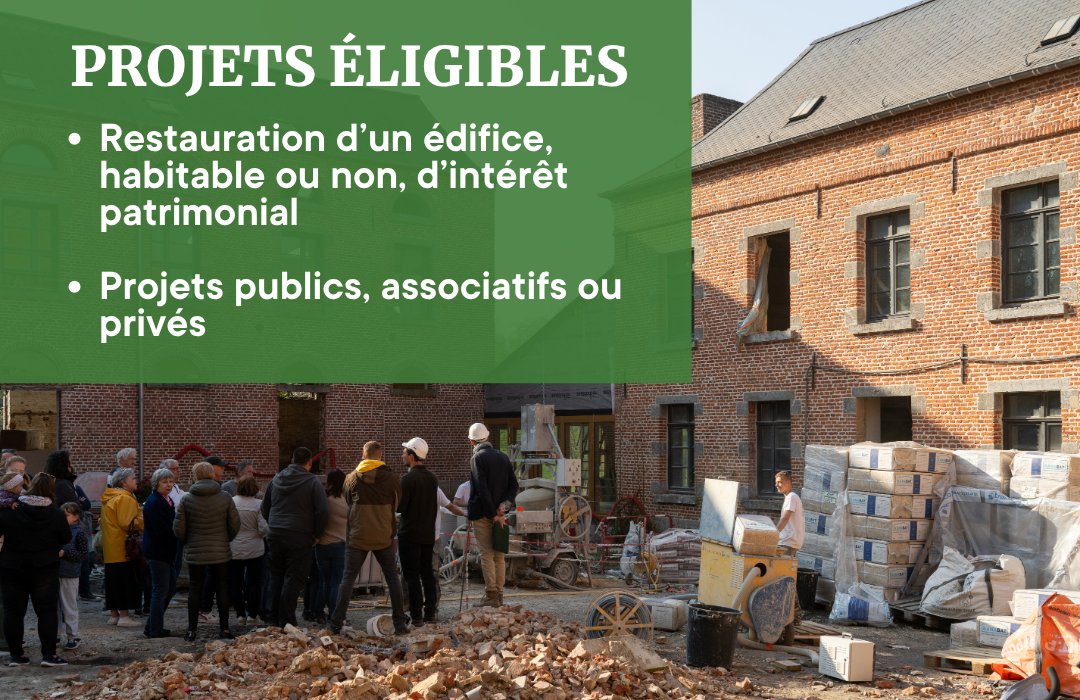 Fondation du patrimoine (@fond_patrimoine) on Twitter photo 📢 Appel à projets d’éco-restauration
La <a href="/fond_patrimoine/">Fondation du patrimoine</a> soutient des projets de restauration du patrimoine bâti qui intègrent des enjeux environnementaux : performance énergétique, éco-matériaux, maintien de la biodiversité : f.mtr.cool/qsthzhcama
Le programme est ouvert aux 📢 Appel à projets d’éco-restauration
La <a href="/fond_patrimoine/">Fondation du patrimoine</a> soutient des projets de restauration du patrimoine bâti qui intègrent des enjeux environnementaux : performance énergétique, éco-matériaux, maintien de la biodiversité : f.mtr.cool/qsthzhcama
Le programme est ouvert aux