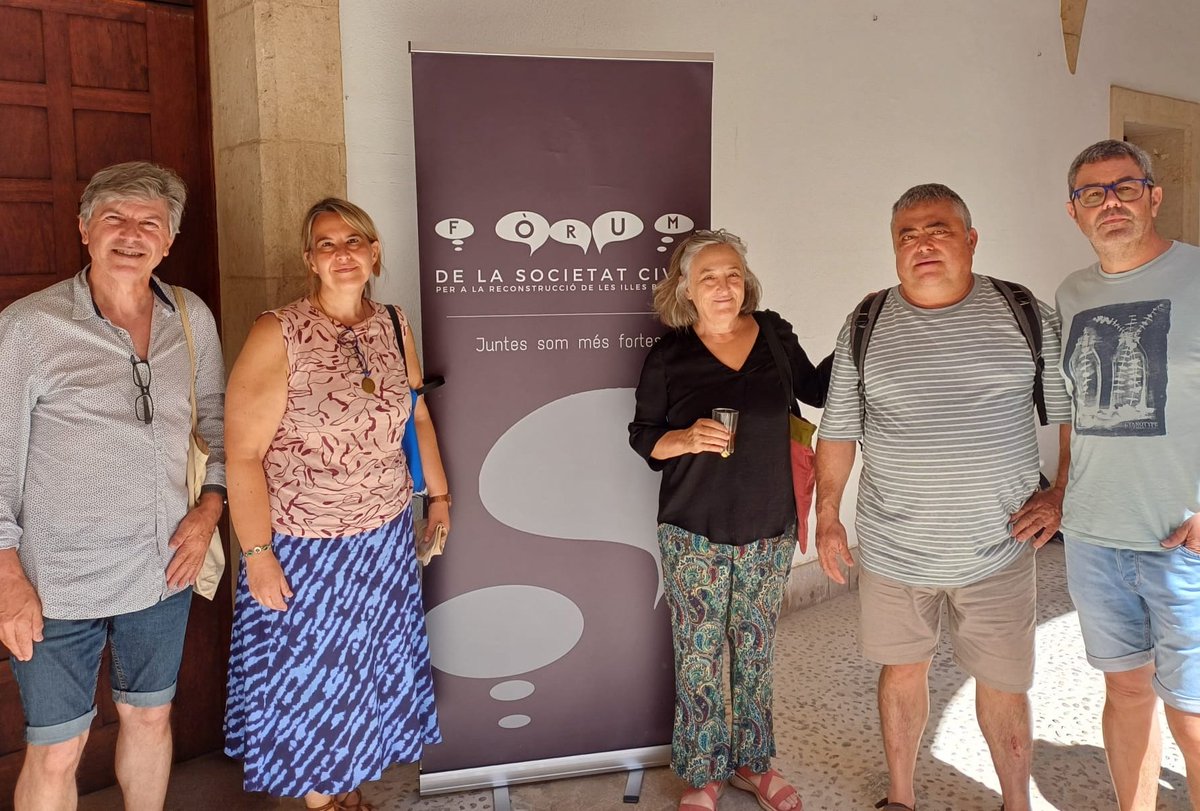 Aquest divendres som al Fòrum de la Societat Civil, que debat sobre el problema d'habitatge a les Balears.