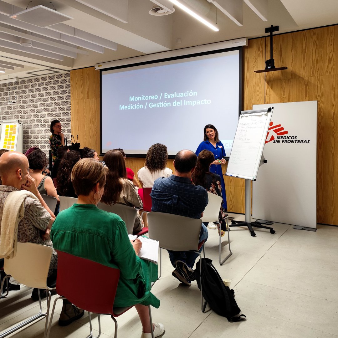 Fundació iSocial (@fund_isocial) on Twitter photo ¡Finalizamos el curso de Medición y Gestión del Impacto Social con <a href="/MSF_Espana/">Médicos Sin Fronteras</a>!
En esta formación acompañamos al equipo en el uso de herramientas y conocimientos para aplicar el enfoque de impacto social en sus proyectos.
Gracias a todas por vuestra participación y compromiso. ¡Finalizamos el curso de Medición y Gestión del Impacto Social con <a href="/MSF_Espana/">Médicos Sin Fronteras</a>!
En esta formación acompañamos al equipo en el uso de herramientas y conocimientos para aplicar el enfoque de impacto social en sus proyectos.
Gracias a todas por vuestra participación y compromiso.
