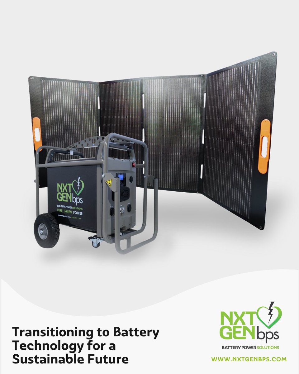 Switch to zero-emission battery generators with NXTGENbps and take a step toward a cleaner future. Our solutions are designed to reduce your carbon footprint without compromising performance.

Explore the full range on our website: bit.ly/3TvqR7J 

#Sustainability