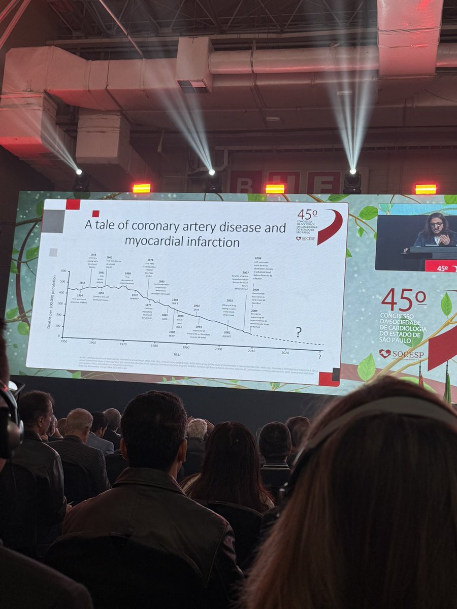 “Congratulations to Dr. Roxana Mehran for her extraordinary presentation at #SOCESP2025, addressing the challenges in managing acute myocardial infarction. A call for accessibility, equity, education, and global collaboration.