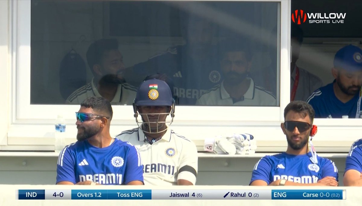 Indian Test team or Gujarat Titans dugout? 💀