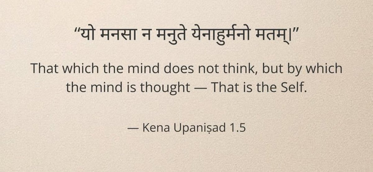 Vedic wisdom.