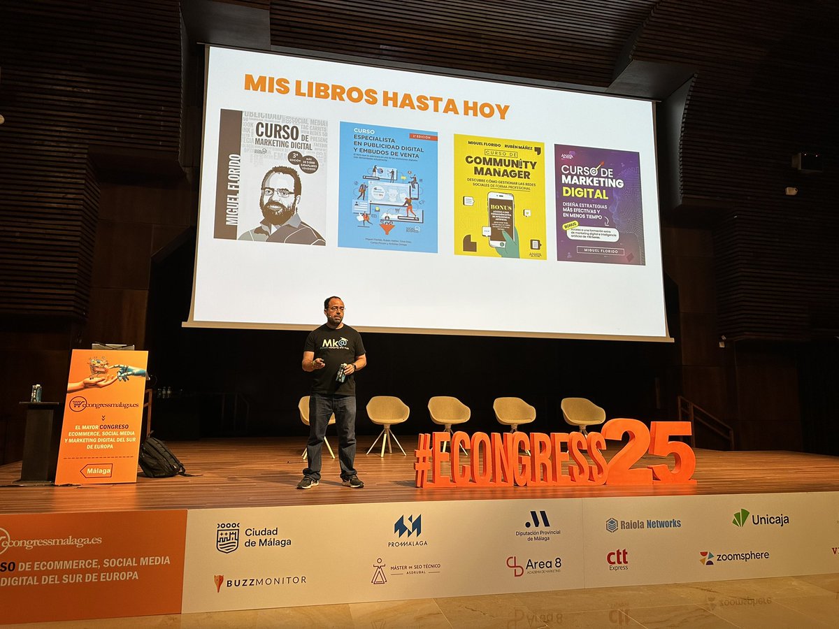 eCongress Málaga (@econgressmalaga) on Twitter photo Volvemos a tenerle en #eCongress25 🙌🏽
<a href="/miguelfloro/">Miguel Florido</a> es todo un referente del #MarketingDigital que hoy te proporcionará “Aplicaciones prácticas de la #IA al Marketing Digital” 🚀
Queremos conocer todos sus secretos 😎 Volvemos a tenerle en #eCongress25 🙌🏽
<a href="/miguelfloro/">Miguel Florido</a> es todo un referente del #MarketingDigital que hoy te proporcionará “Aplicaciones prácticas de la #IA al Marketing Digital” 🚀
Queremos conocer todos sus secretos 😎