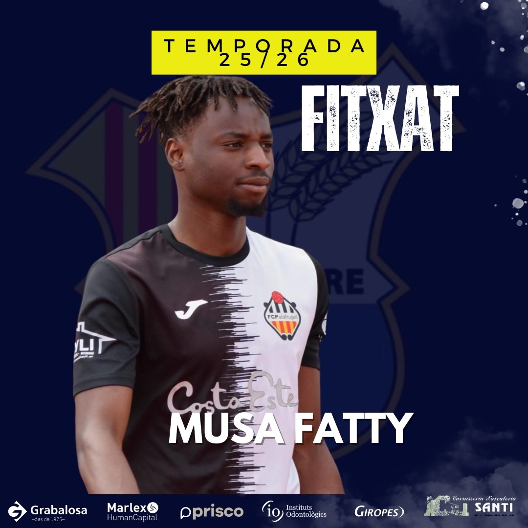 Un nou fitxatge. Musa Fatty després de passar per diferents equips de 1cat i 2cat, l'última temporada al Palafrugell, s'afegeix a l'equip per continuar sumant i poder competir al màxim.
BENVINGUT MUSA! molta sort.