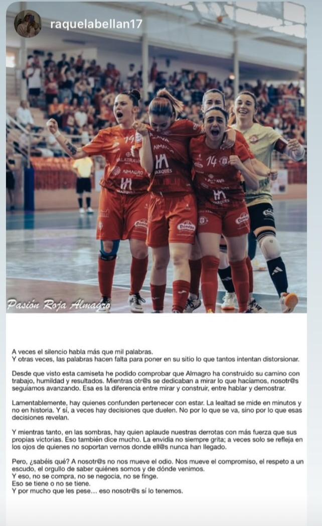 <a href="/RaquelAbellan17/">Raquel Abellán</a> tanto tu, como @rebecaculebras  @mayte__m <a href="/SofiaValero97/">Sofía Valero</a>  <a href="/Albita0711/">Alba Peña</a> @DavilaElena2  <a href="/_ventooso/">Ana Ventoso</a> <a href="/veraa_3/">Vera Martín Úbeda</a> <a href="/elenita_21_/">Elena</a>, Nerea, Eva, Carla, Elena C. <a href="/Zaiiraa23/">🧠🦁</a> y por supuesto <a href="/JaimeGarcia92/">Jaime Garcia Luna</a> , <a href="/borjasanchez13/">Borja Sanchez Mozos</a> Palmer y LA AFICIÓN, SIEMPRE EN MI EQUIPO, TODO AL 🔴🔴🔴