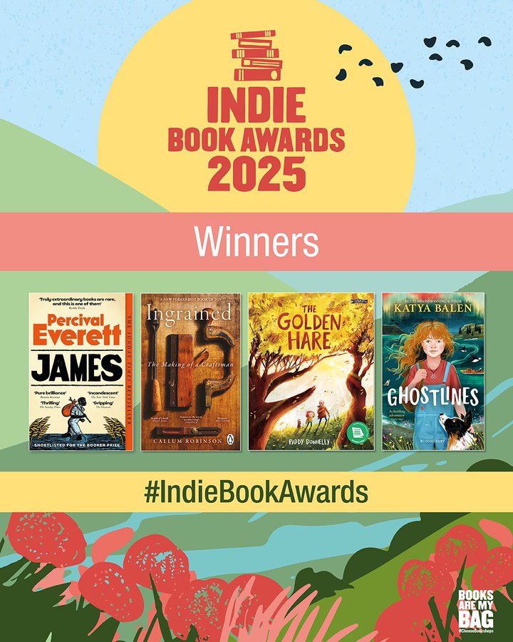 BookBrunch (@bookbrunch) on Twitter photo .<a href="/BAbooksellers/">Booksellers Association</a> has announced the winners of the Indie Book Awards - congratulations to Percival Everett, <a href="/CallumGRobinson/">Callum Robinson</a>, Katya Balen and @PaddyDonnelly!
bookbrunch.co.uk/page/article-d⦠(£) .<a href="/BAbooksellers/">Booksellers Association</a> has announced the winners of the Indie Book Awards - congratulations to Percival Everett, <a href="/CallumGRobinson/">Callum Robinson</a>, Katya Balen and @PaddyDonnelly!
bookbrunch.co.uk/page/article-d⦠(£)