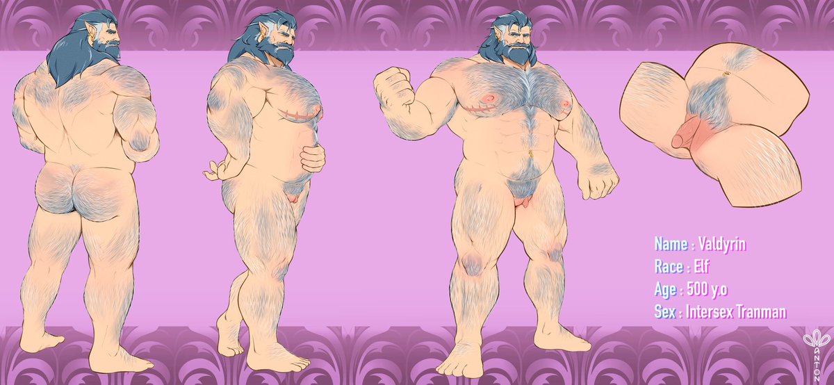 BasicWanton's tweet photo. Elf Dilf character sheets [2/2] https://t.co/V2ZKhAv4Aw