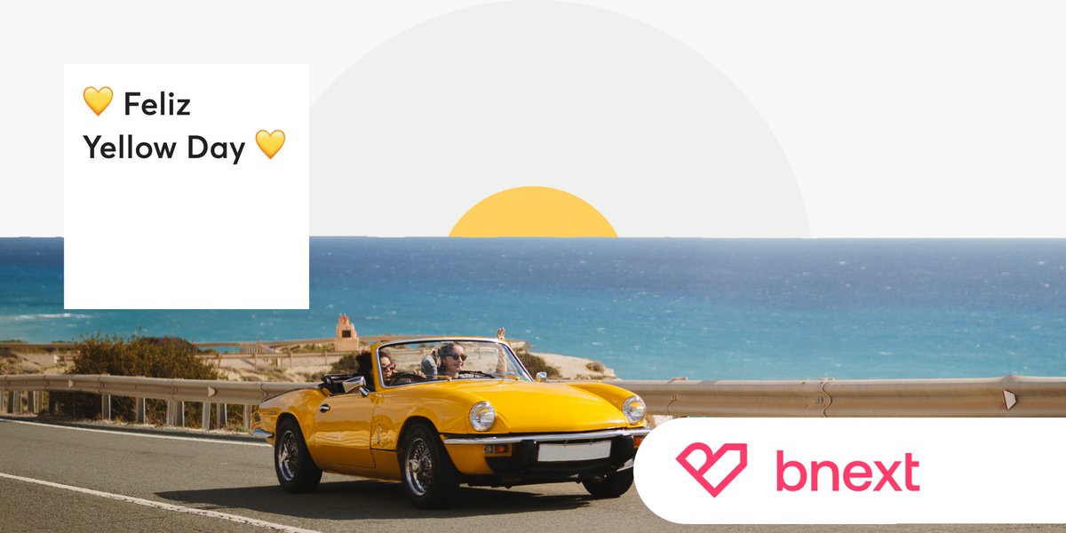 💛Feliz Yellow Day💛

Es viernes y además huele a verano… ¿Cómo no va a ser el día más feliz del año?😎🌞
🌴Paga, disfruta y gestiona todo con tu tarjeta rosa favorita. ¡Sin líos y sin dramas!

Recarga tu Bnext y disfruta tus finanzas como te mereces📱

➡️cutt.ly/yrWMSoHy