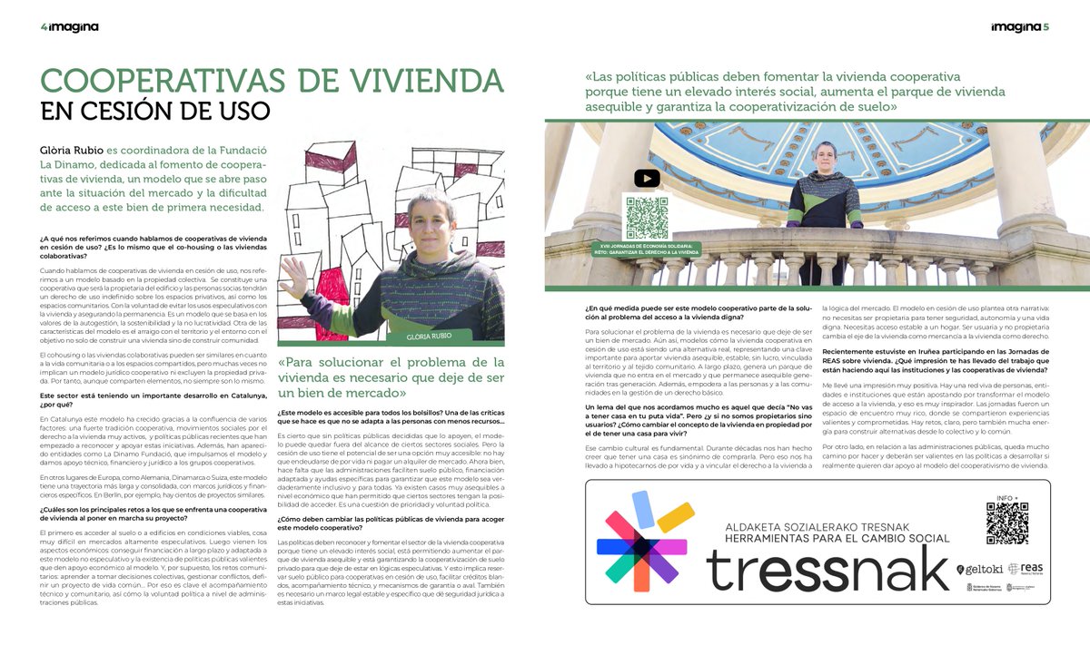 REAS Nafarroa (@reasnavarra) on Twitter photo 🗞️Imagina 38
🗣️ Gloria Rubio <a href="/ladinamo_/">La Dinamo Fundació</a> : "«Para solucionar el problema de la vivienda es necesario que deje de ser
un bien de mercado»
📁Descarga Imagina38 completo ⤵️
reasna.org/boletin-imagin…
#ViviendaCooperativa 🗞️Imagina 38
🗣️ Gloria Rubio <a href="/ladinamo_/">La Dinamo Fundació</a> : "«Para solucionar el problema de la vivienda es necesario que deje de ser
un bien de mercado»
📁Descarga Imagina38 completo ⤵️
reasna.org/boletin-imagin…
#ViviendaCooperativa