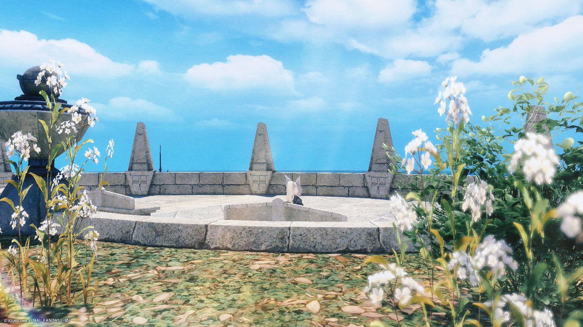 三日月島に来てるのに、クレセントアイルにも入らず、ただここでゆっくり景色と曲を聴いてまったりしてる🏝️
#FF14 #FF14SS