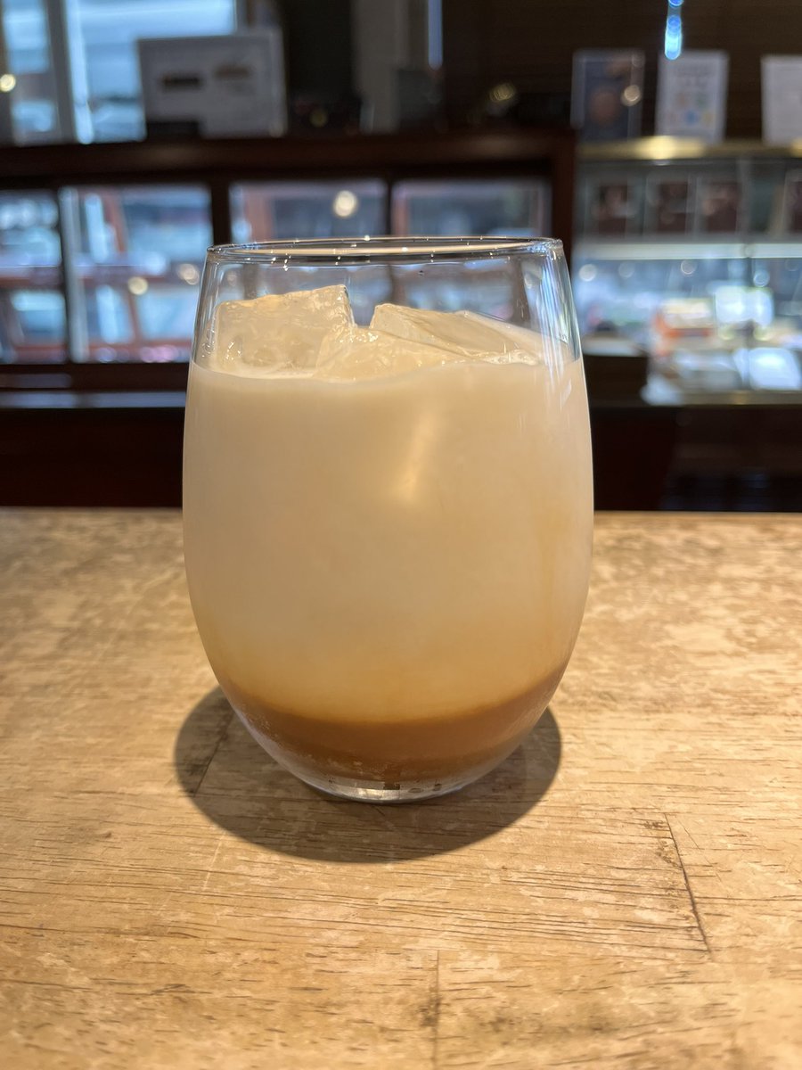 ᴺᴱᵂ♡🐄アッサム茶葉の濃厚　#ロイヤルミルクティー 名古屋は毎日暑い日が続きます🧊 #チョコレートカフェクオレ　#名古屋カフェ