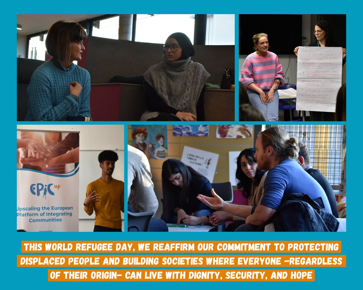 🌍 This #WorldRefugeeDay we reaffirm our commitment to protecting displaced people and building societies where everyone -regardless of origin- can live with dignity, security, and hope🧡

Learn more about this day: epicamif.eu/news/world-ref…