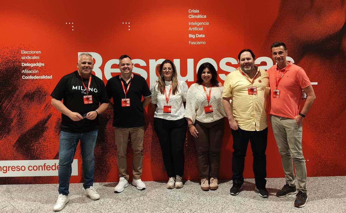 Delegación de CCOO Habitat Andalucía al 13 Congreso Confederal 𝗢𝗿𝗴𝘂𝗹𝗹𝗼𝘀𝗼𝘀 𝘆 𝗼𝗿𝗴𝘂𝗹𝗹𝗼𝘀𝗮𝘀 𝗱𝗲 𝗻𝘂𝗲𝘀𝘁𝗿𝗮 𝗿𝗲𝗽𝗿𝗲𝘀𝗲𝗻𝘁𝗮𝗰𝗶𝗼́𝗻 🫂🫂🫂💪💪💪💪