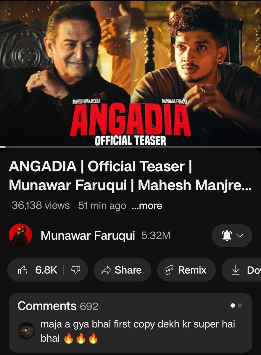 MFIGSquad's tweet photo. 🚨 The Champ is Back! 💥
The teaser of #ANGADIA ft. #MunawarFaruqui is finally OUT NOW!
Raw. Real. Riveting. This one’s going to give you /glRxRCiYjX0?si…
chills 

🎬 Watch now: https://t.co/RFz6vDTVwm https://t.co/MBXkkWIUMi