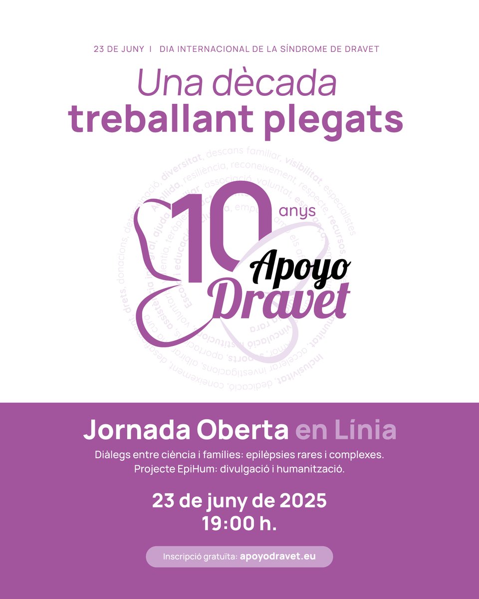 📸 ¿Nos mandas una foto con el cartel del #DiaDravet25?

Descárgalo gratis en castellano, euskera o catalán en nuestra web.

📲 Cuélgalo, compártelo y mándalo a tus amigos. ¡Y envíanos la foto!

🔗 goo.su/JOsm

#10ApoyoDravet #DravetDay #EpiHum