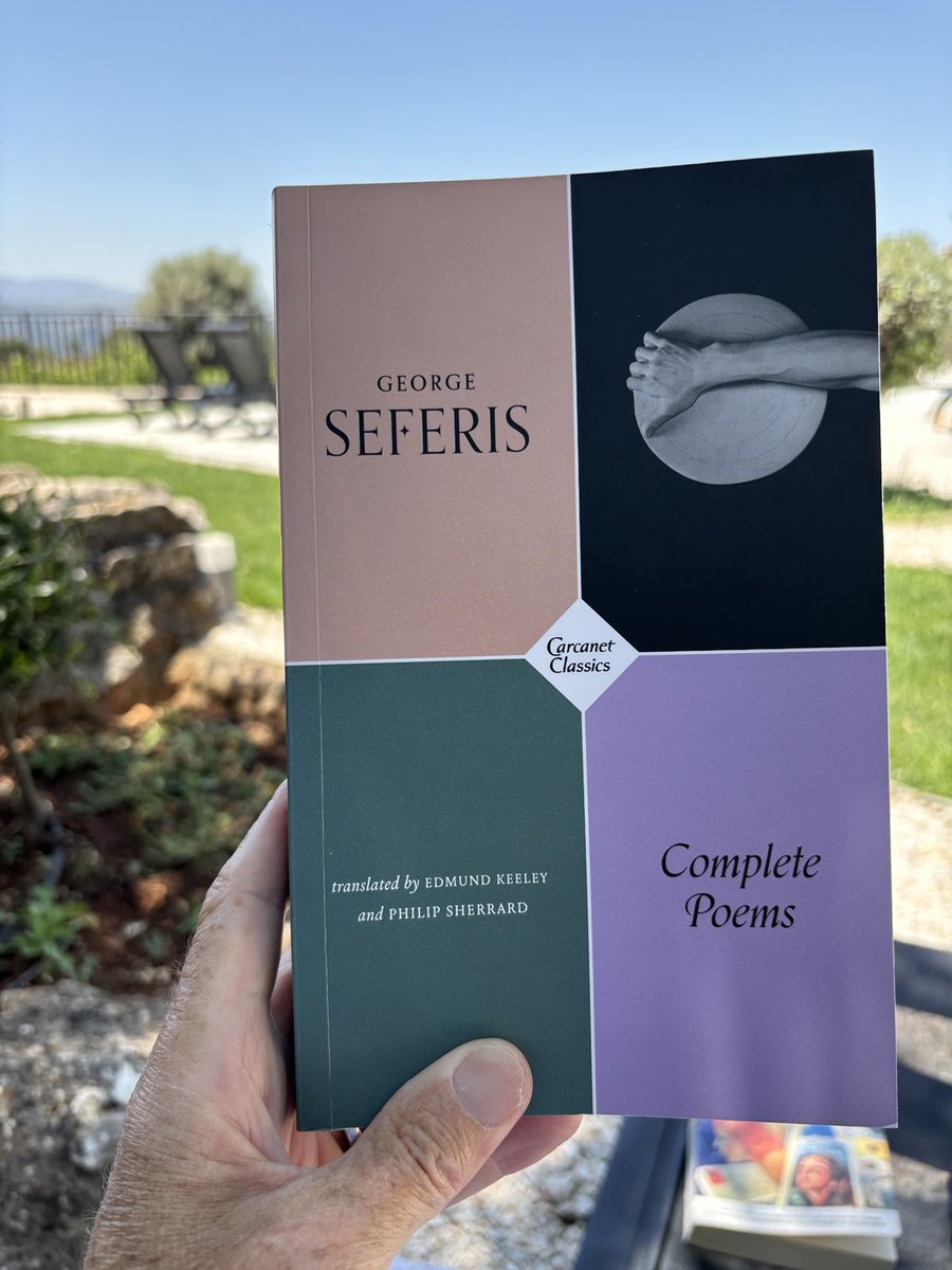 IanCallaway352's tweet photo. #Poetry by the pool. #GeorgeSeferis in the White Mountains of #Crete. https://t.co/BKjhd1179l
