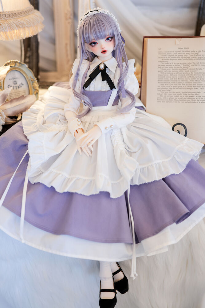 DOLKSTATION's tweet photo. 【DOLK×Asleep Eidolon】

DOLKコラボ初登場の美少女「Ivy」がクラシカルメイドに✨

➡https://t.co/K9SjUioltJ

凛とした雰囲気を醸し出すNuit氏による限定メイクと、BY SUN Eによるモダンメイド服の限定Ver.によって、新たな表情で魅了する美しいメイドIvyが誕生しています。

7/21（月・祝）締切、お見逃しなく🌹