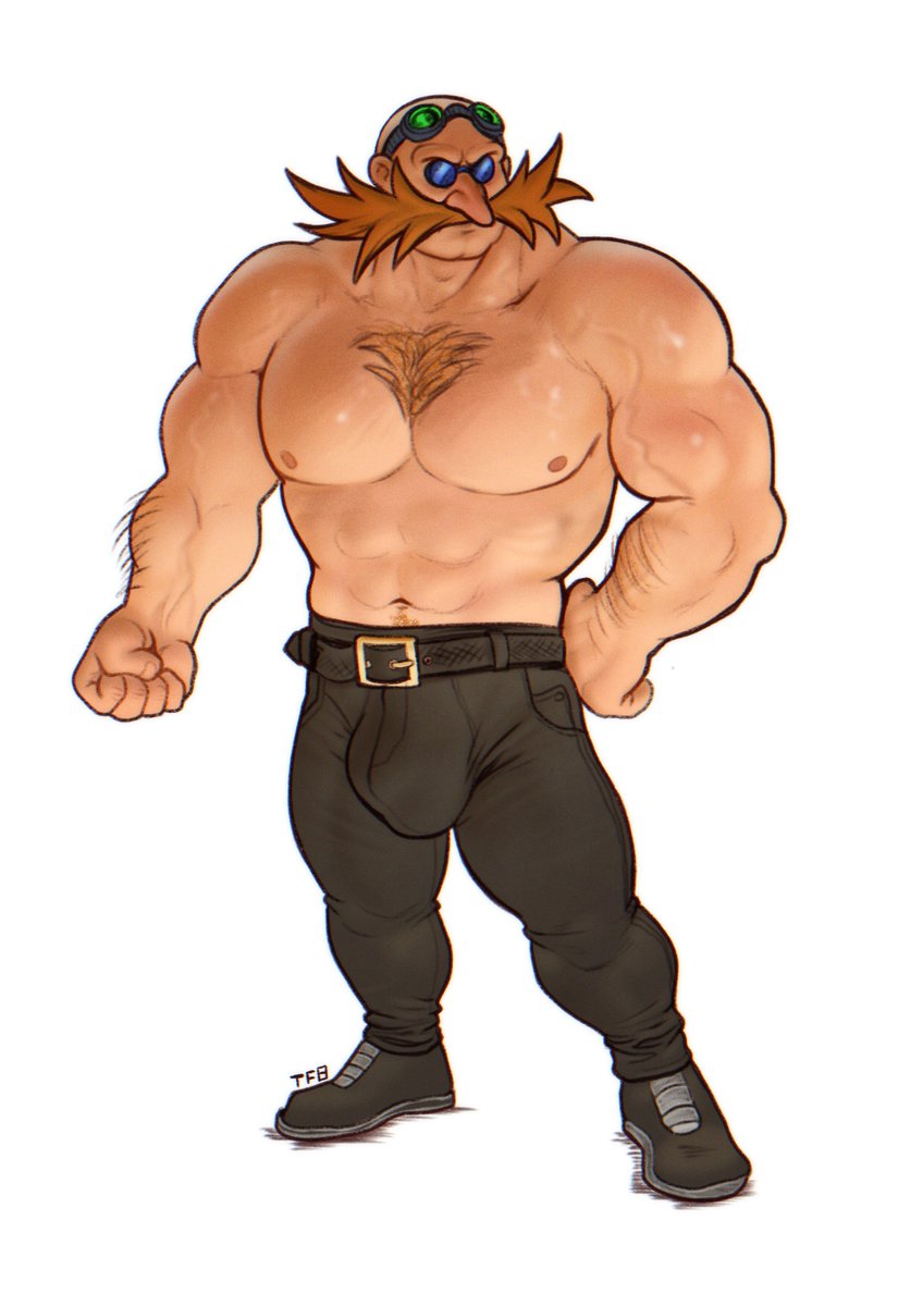 I'm Dr. Eggman. 
I like to build robots and punch Mobians in the face ✊