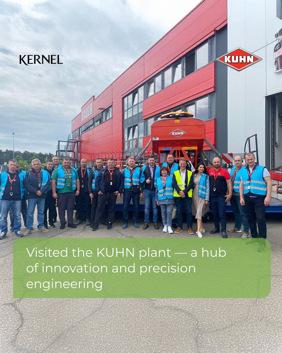 We visited one of Europe’s leading agricultural machinery manufacturing sites, the KUHN plant in Saverne, France. Spanning 22 hectares and employing over 2,000 professionals, it serves as a key production hub for the company.

During our visit, we:
▪️ Explored the entire