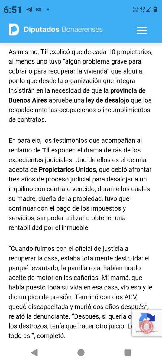Nota que nos realizaron DESALOJO EXPRÉS, Ojalá tengamos suerte ésta  vez.Solo pedimos q nos acompañes. Somos Propietarios Unidos Argentina.ésta vez nos apoya LLA <a href="/SebasPascualPBA/">Sebastián Pascual</a> <a href="/DipSandraRey/">Sandra Rey</a> vamos por el respeto irrestricto a la propiedad privada.🇦🇷 <a href="/JMilei/">Javier Milei</a> <a href="/fedesturze/">Fede Sturzenegger</a>