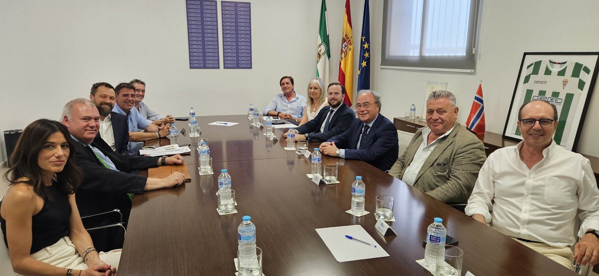 🚀 Primer encuentro con responsables del Foro Económico Alemán en Andalucía -DWA para impulsar sinergias con empresas cordobesas 🤝 Analizamos vías de cooperación para alianzas y futuras colaboraciones. Gracias <a href="/AdemoMontilla/">Ademo Montilla</a> por hacernos partícipes. 
<a href="/JuntaCordoba/">Junta Córdoba</a> <a href="/IndustriaAnd/">Consejería de Industria, Energía y Minas</a>