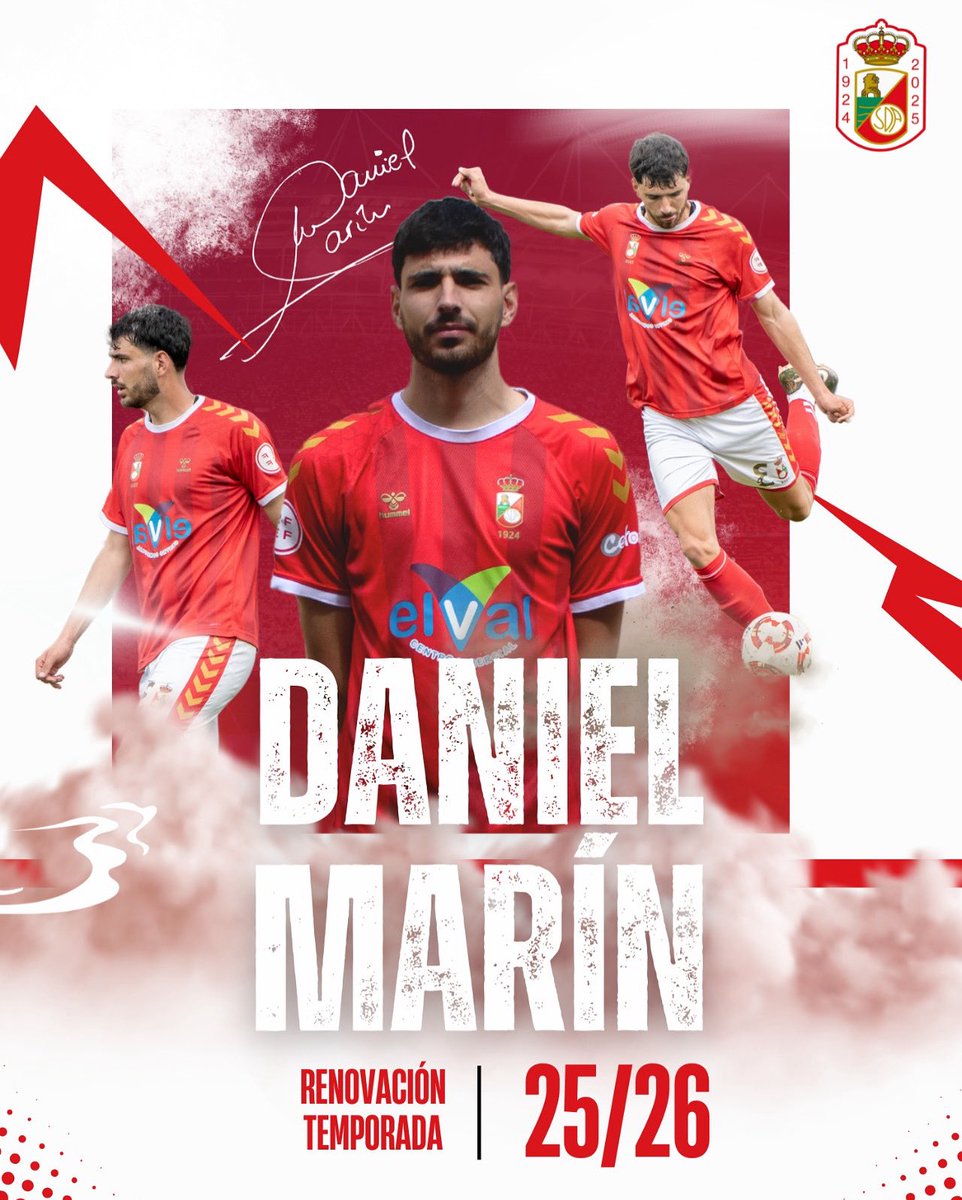 rsda_oficial's tweet image. 📝 Renovación | El “Avión del Val” seguirá despegando una temporada más. Dani Marín de la Casa ha renovado con la RSD Alcalá tras firmar un año brillante tanto en defensa como en ataque. Desde su llegada en julio de 2024, Dani no ha dejado de crecer, convirtiéndose en una pieza…