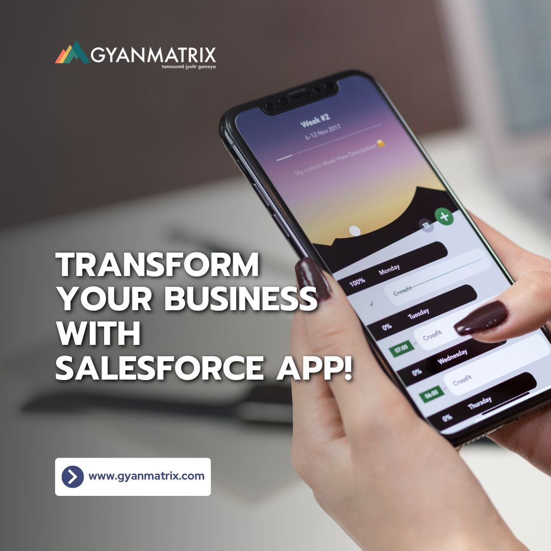 GyanMatrix's tweet image. Are you ready to scale your business with the latest innovations in Salesforce app development? 

Ready to future-proof your business? 
Contact us - buff.ly/3BmKmtX

#Salesforce Development #CRM #Business Growth #App Development #Innovation #GyanMatrix