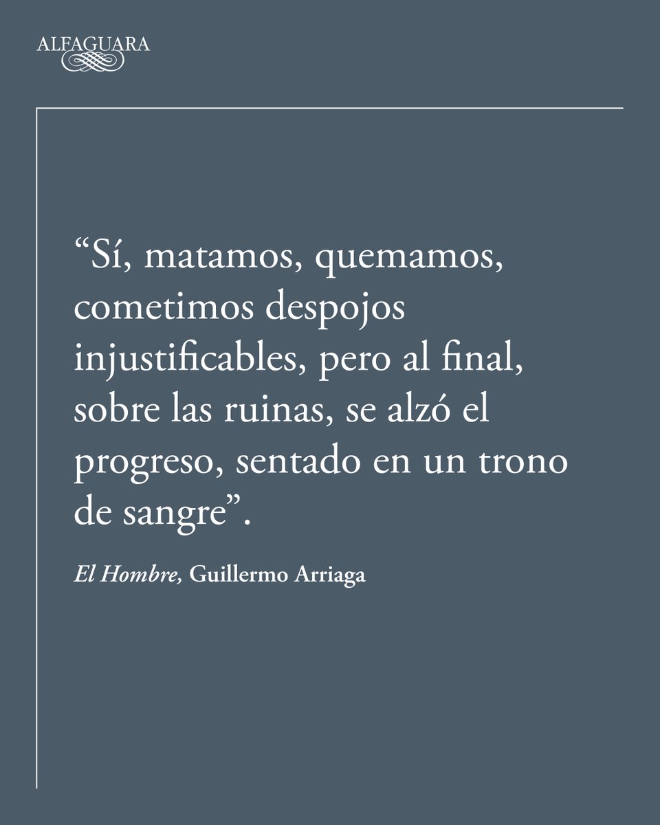 <a href="/G_Arriaga/">Guillermo Arriaga</a> <a href="/larazon_es/">La Razón</a> Guillermo Arriaga va hasta la médula de la brutalidad humana. Con lucidez y rigor literario, explora los orígenes del capitalismo, la conformación de los Estados Unidos, la lacerante pérdida de más de la mitad del territorio mexicano.

Más en 👉bit.ly/4jTAfNR