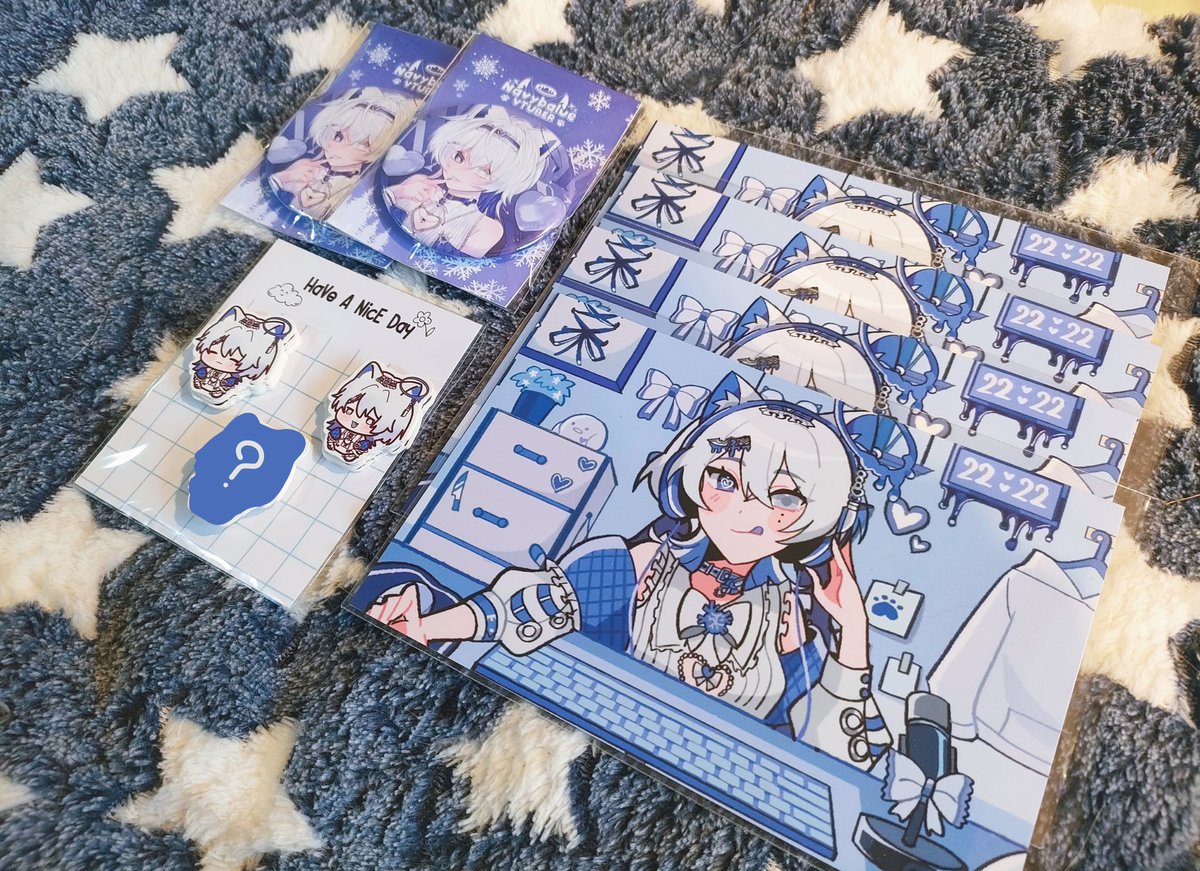 📢 UPDATE❗: ตอนนี้สินค้าบางส่วนมาถึงแล้วนะคะ ยังเหลืออีกบางส่วนซึ่งจะทำการจัดส่งพร้อมกันนะะ ! 🫶🤍

อยากอมงานวาดนักวาดทุกคนมาก มันเป็นน่ารัก ขออวด ฮือ ๆๆ
#NavybalueVtuber #VtuberTH #Vtuber #วีทูปเบอร์ #วีทูป